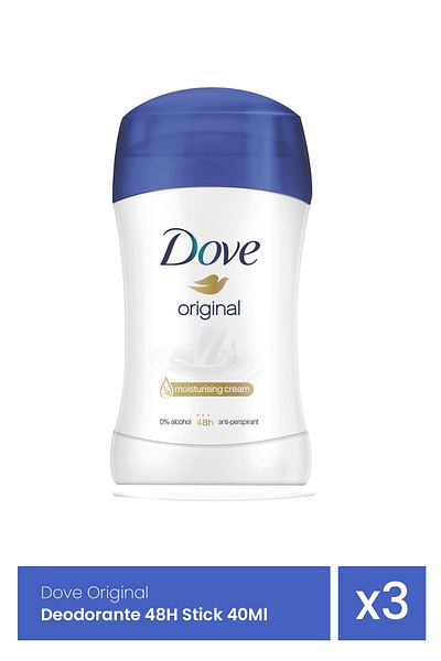 Dove STICK 40ML.ORIGINAL x 3 pieces