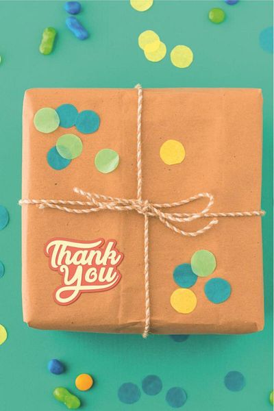 Lizpo Decor Thank You Sticker Label 7