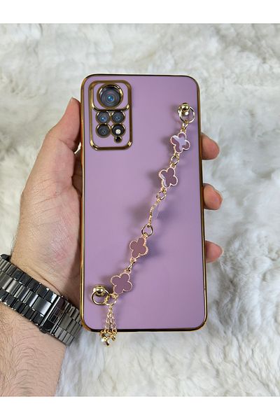 Vip Case متوافق مع XIAOMI REDMI NOTE 11 PRO وNOTE 12 PRO 4G - مقاوم للأوساخ ولامع من السيليكون مع مقبض يدوي