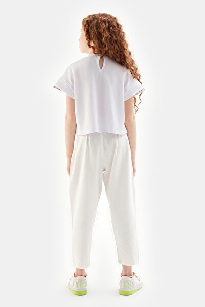 Tyess Bg Store Kız Çocuk Beyaz Pantolon 23ss0tj4212