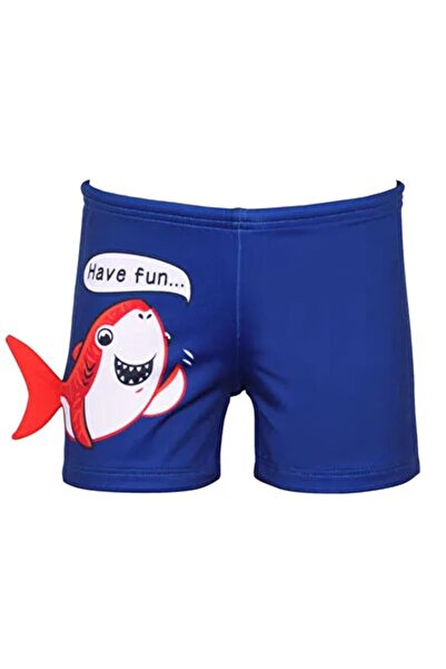 Kom Funky Чоловічий купальник з акулою - Синій