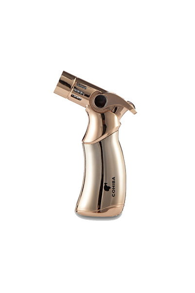 COHİBA Cohiba Dört Torch Masa Çakmağı Gold