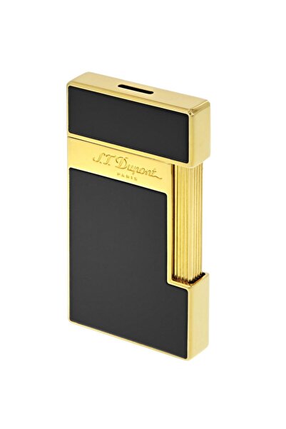 S.T. Dupont St Dupont Slimmy Golden Shiny Black Lacquer Çakmak 28002