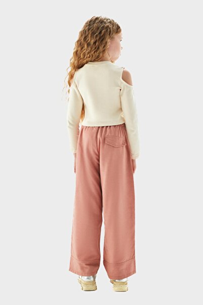 Tyess Bg Store Kız Çocuk Pembe Pantolon 23pfwtj4214