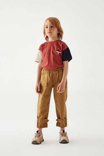 Nebbati Bg Store Boy's Brown Pants 22Pfwnb3222