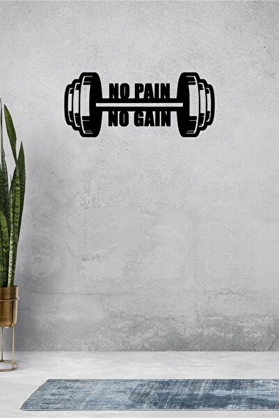 To Design Lab No Pain No Gain GYM Dekoratif Tablo