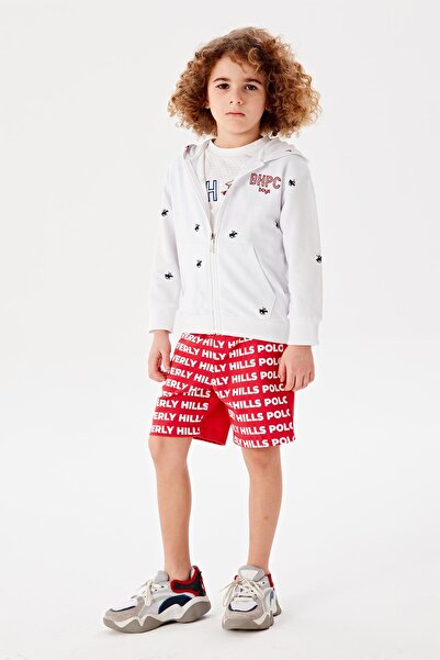 Beverly Hills Polo Club BG Store Erkek Çocuk Beyaz Eşofman Üstü