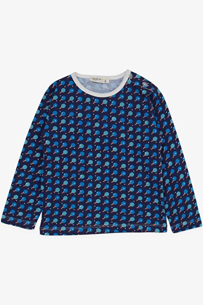 Breeze Baby Boy Pajama Set, Racquet Pattern, 9 Months-3 Years, Navy Blue