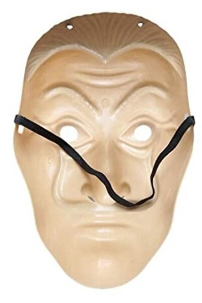 Parti dolabı La Casa De Papel Salvador Dali Mask - Halloween Halloween Party Costume Mask 25X16Cm