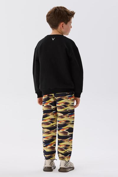 Nebbati Bg Store Boy's Black Sweatshirt