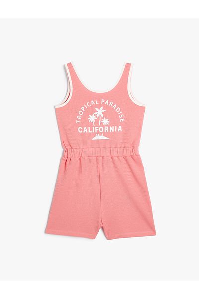 Koton Bequemer rosa Damen-Overall - 4SKG80057AK