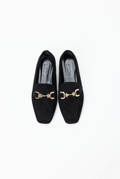 Ekol Tamara Kadife Tokalı Loafer Ayakkabı