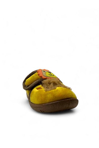 Tuğba Ortopedi 3367 Baby Boy Slippers - Lightweight, Flexible and Soft Mustard Nursery Shoes