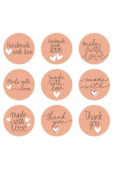Lizpo Decor Hand Made Sticker Label