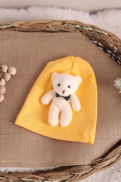 VaVbaby Beanie Hat with Teddy Bear for Baby