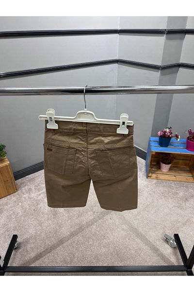 Cool Exclusive Boy's 100% Cotton Double Pocket Gabardine Shorts