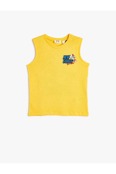 Koton Tanktop aus lizenzierter Baumwolle mit Tom-und-Jerry-Aufdruck