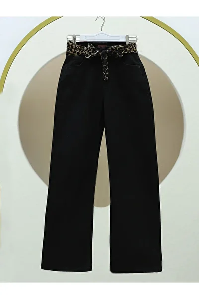 HİJABAYA Scarf Detailed Palazzo Jeans