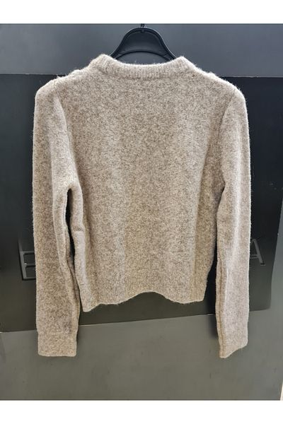 Dilvin 10642 Model Mink M - Pulover de tricotaj cu volane cu decolteu