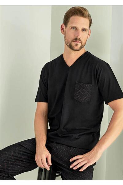 Aydoğan 7988 Men's Single Jersey Short Sleeve Pajama Set