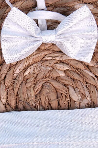 Breeze Boy's Silver Bow Tie Belt