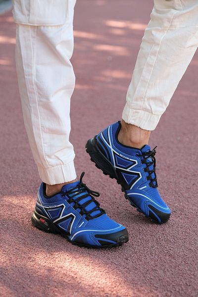 Riccon Elsdraes Herren Trekkingschuhe0012722 Blau
