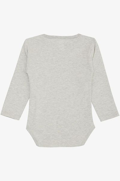 Breeze 9-3 Years Beige Melan Bodysuit for Baby Boy - Zoo Printed