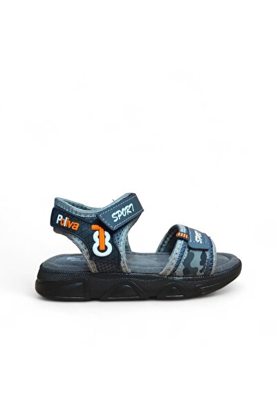 CihanShoes Erkek Çocuk Cırtlı Hafif Rahat Taban Sandalet