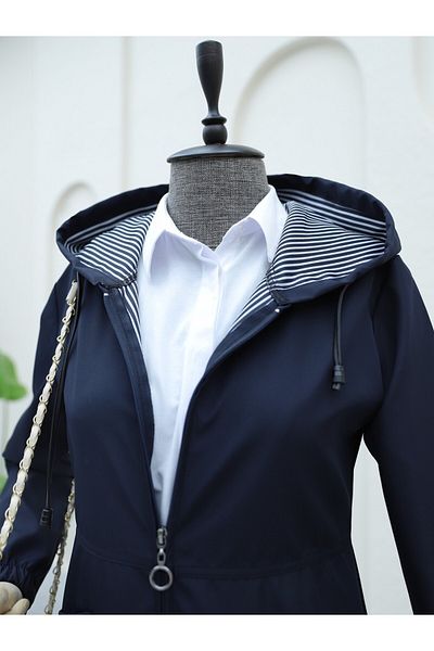 Modamorfo Bondit Trenchcoat mit Tasche