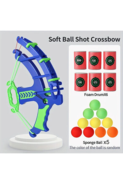 Choice ملصق دلو هدف كرة إسفنجية EVA لقذف القوس والسهم باللون الأزرق الساخن لل...