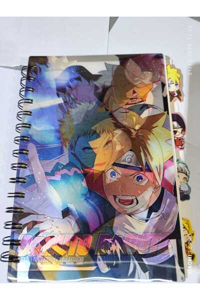 oyuncakçı savaş & europe shop Naruto 3 Boyutlu Ayraçlı Defter Yeni Seri