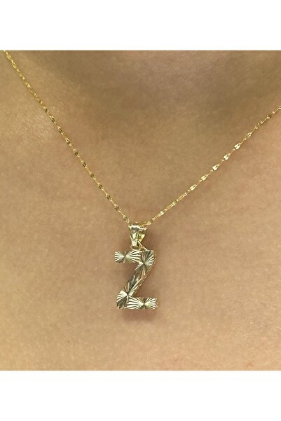 Hakan Güler Kuyumculuk 14 Ayar Altın Z Harfli Aynalı Zincir