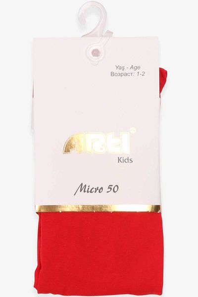 Katamino Момичешки чорапогащник Micro 50 1-2-11-12 години, червен