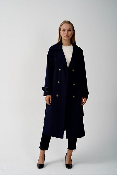 Quen Belted Trench Coat