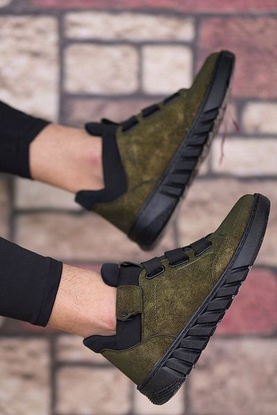 Riccon Χακί Unisex Sneaker Boots 0012383