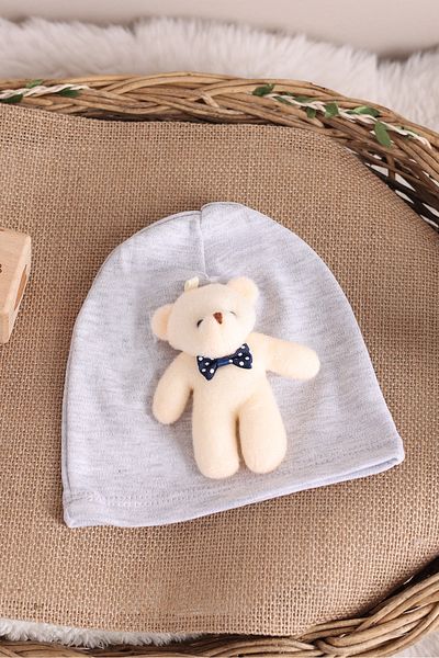 VaVbaby Beanie Hat with Teddy Bear for Baby