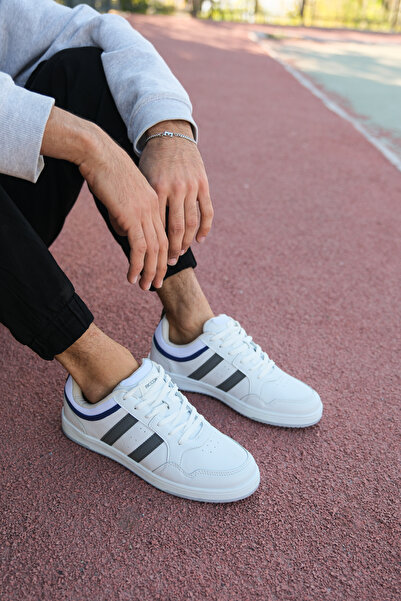 Riccon Herren Sneakers00122022 Weiß Geräuchert