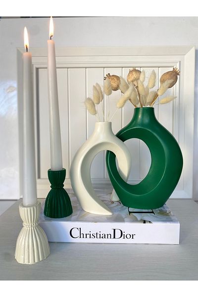 Luthien Dear Ivy Vase and Candlestick Set
