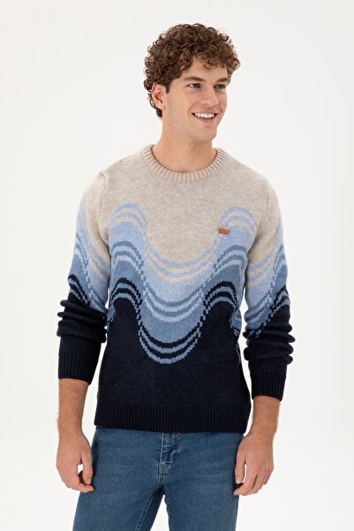 U.S. Polo Assn. Erkek Lacivert Kazak 50293044-VR033