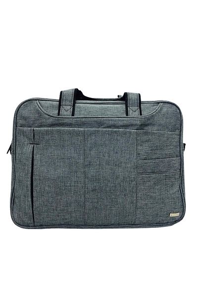 Necati Çanta Laptop și servietă din in de 17 inchi, gri