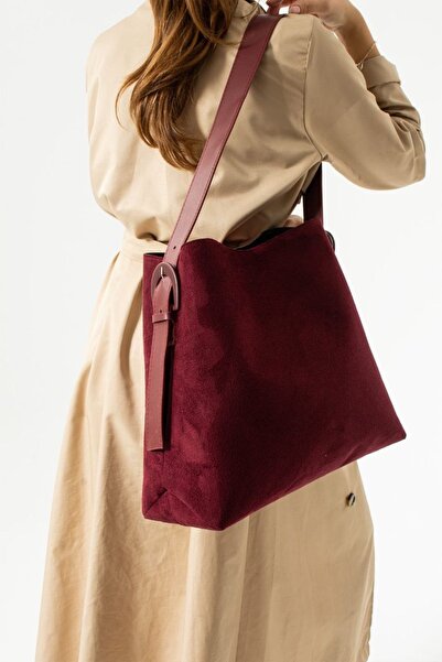 İAMBTŞY Geanta de umar de dama din piele intoarsa cu catelus