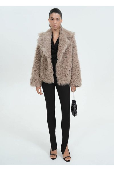 MANGO Woman Leggings with Slits on Legs