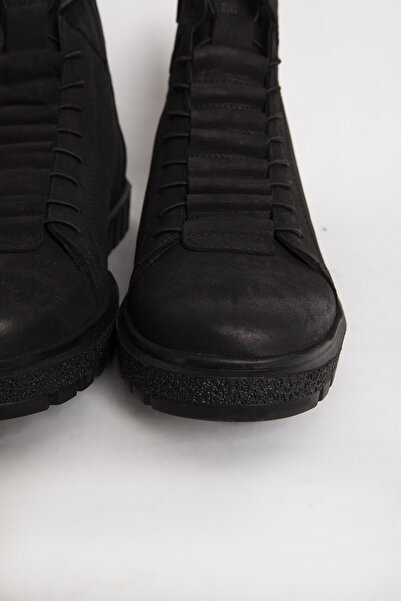 Hammer Jack Torje 102 17945m Real Nubuck Leather Ανδρικές Μαύρες Μπότες