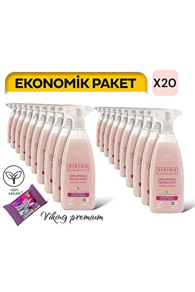 Viking Çok amaçlı Yasemin & Vanilya X20 + X1 Parex Magic Sünger