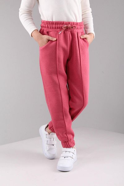 Perendi Άνετο Unisex Παιδικό Φούτερ - Ελαστικό, Fleece και Τσέπες, Dusty Rose