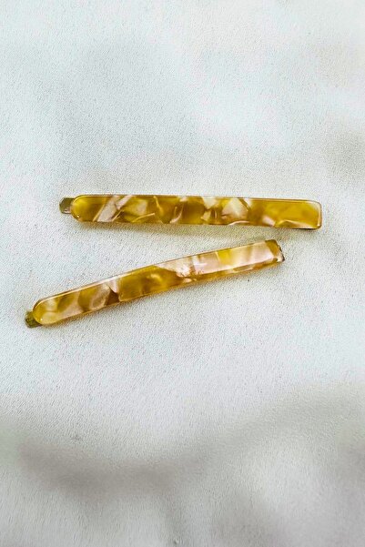 PETEK AKSESUAR 2 PCS ACRYLIC BONE QUALITY WIRE BUCKLE