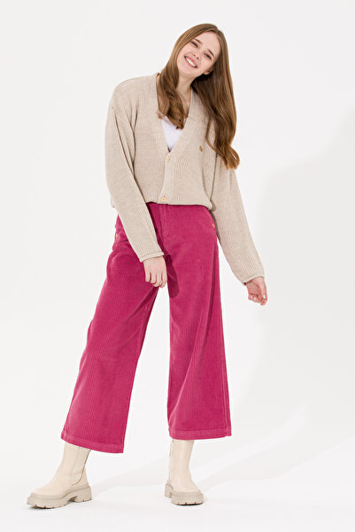 U.S. Polo Assn. Kadın Pembe Pantolon 50253031-VR167