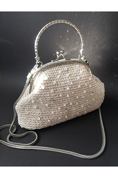 AROHA Butik El Örgüsü Şık Çanta