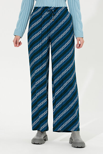 U.S. Polo Assn. بنطلون أزرق كوبالت نسائي 50253086 -VR077