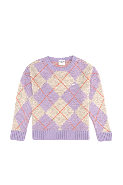 U.S. Polo Assn. Girl's Lilac Sweater 50254120 -Vr034